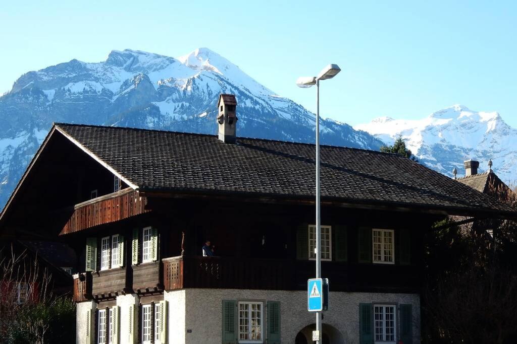 Zentral Gelegene Wohnung Mit Grossem Garten Interlaken Ngoại thất bức ảnh
